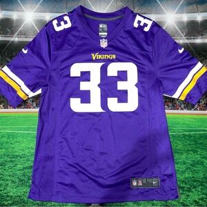 Minnesota Vikings Dalvin Cook #33 NFL Nike On Field Jersey Sz Large Preowned